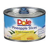 Dole Canned Fruit Pineapple Slices In Its Own Juice Full-Size Picture